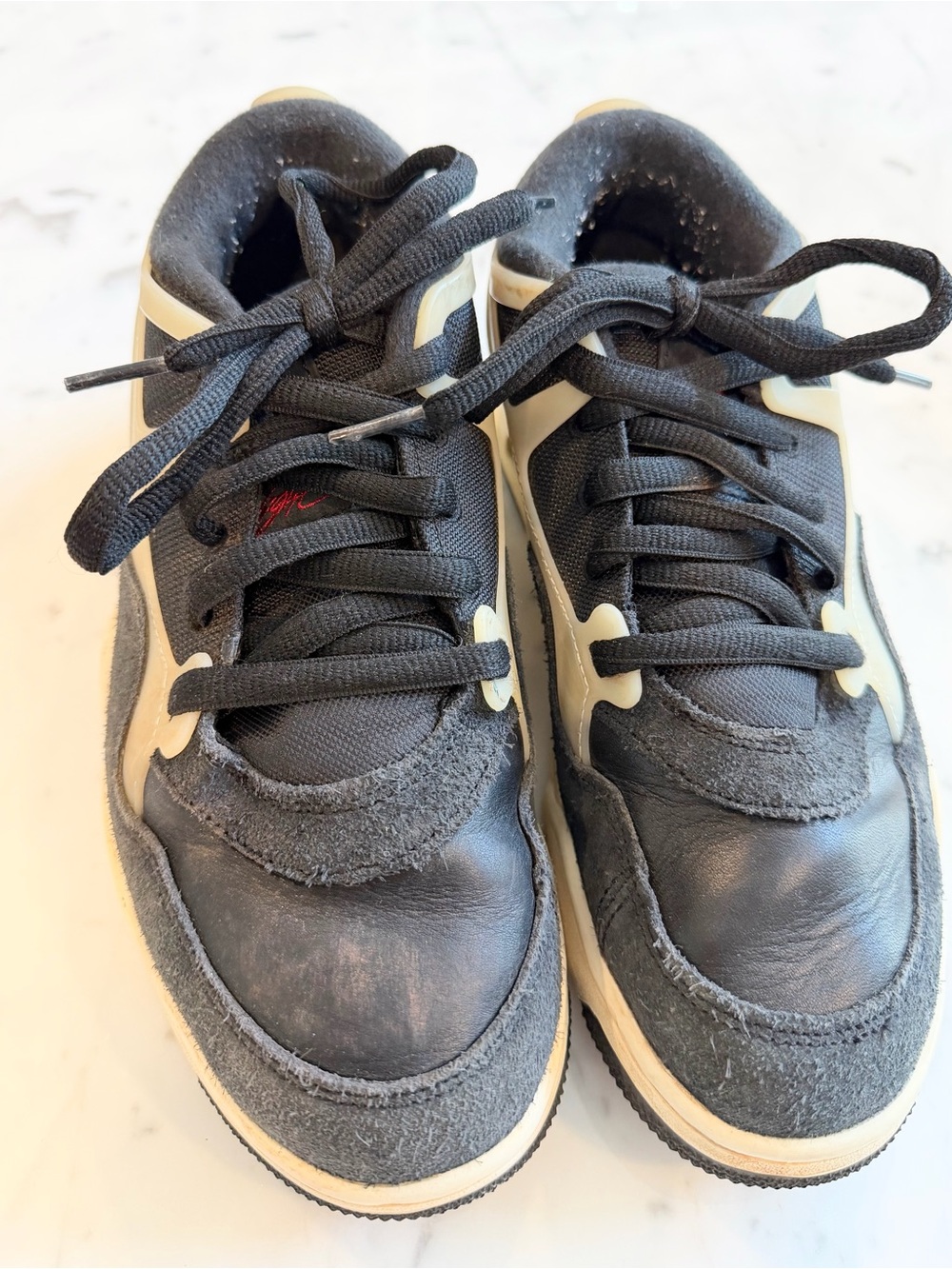 Preowned Air Jordan 4 RM Black 7Y